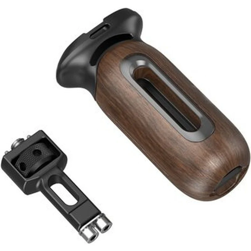 SmallRig 5238 Wooden Side Handle with 1/4"-20 & 3/8''-16 ARRI Locating Screws