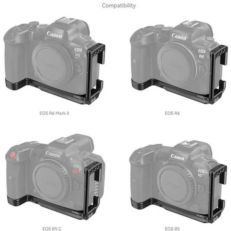SmallRig 4160B L-Shape Mount Plate for Canon EOS R6 Mark II / R5 / R5 C / R6