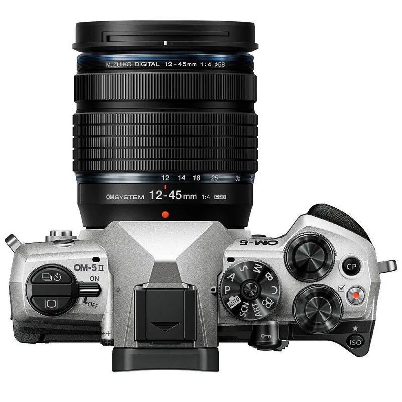OM SYSTEM OM-5 Mark II silver + 12-45mm f/4.0 Pro