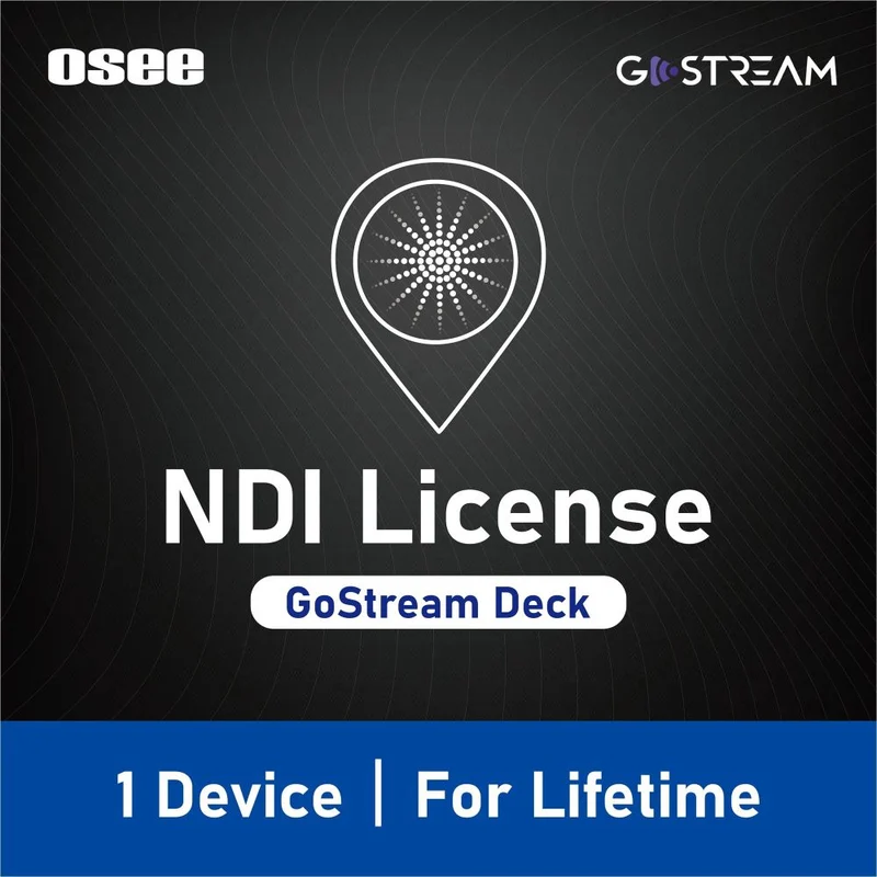 Osee NDI licence for GoStream Deck and Kit