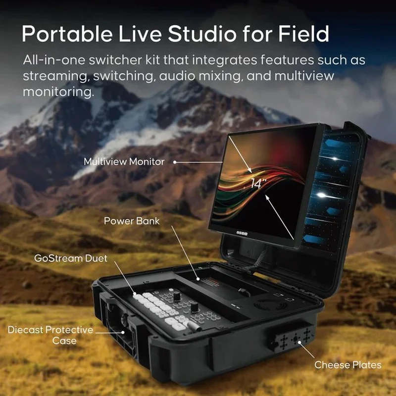 Osee Multicamera live streaming switcher SDI & HDMI Kit