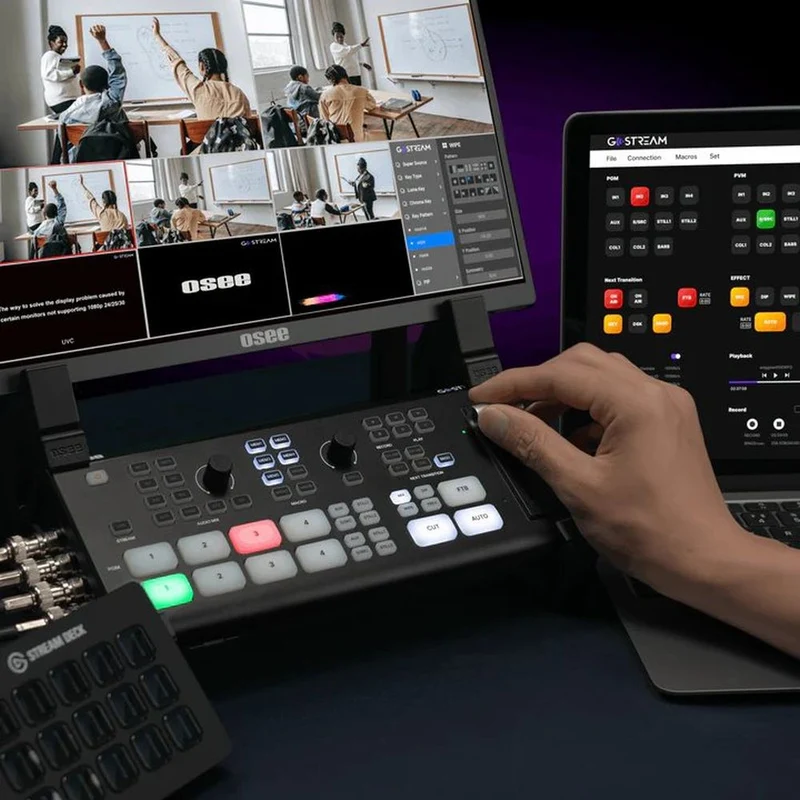 Osee Multikamera Live-Streaming Mischer SDI & HDMI