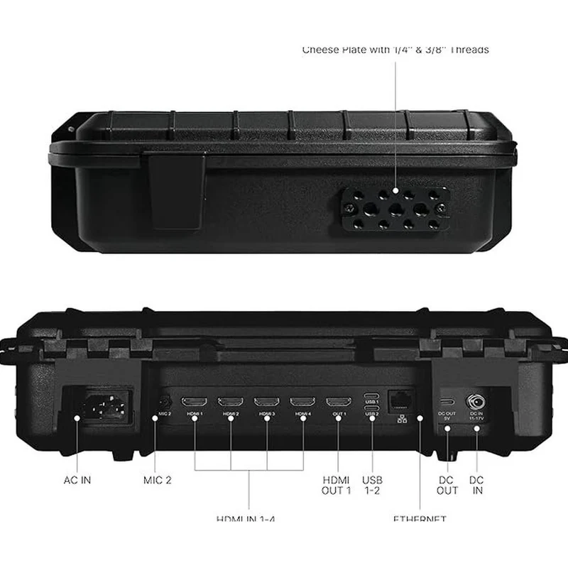 Osee Multicamera Live-Streaming Switcher mit 14-Zoll-Bildschirm
