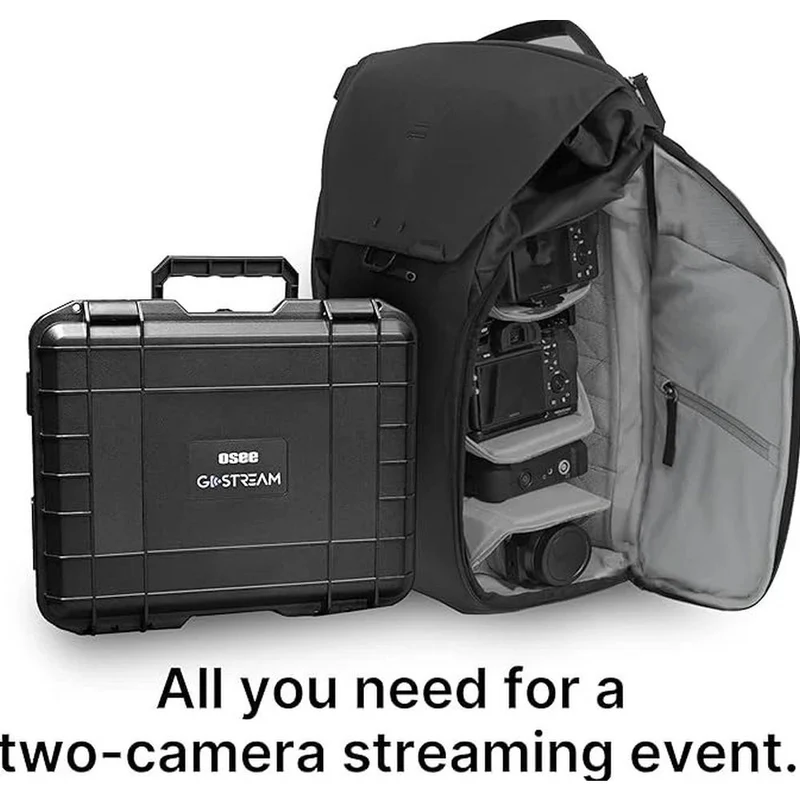 Osee Multicamera Live-Streaming Switcher mit 14-Zoll-Bildschirm