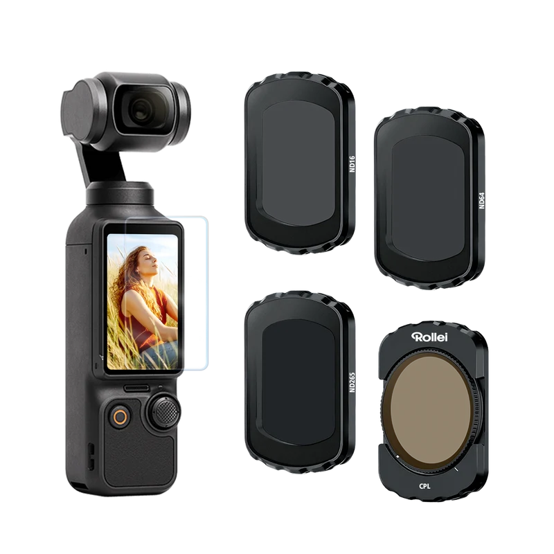 DJI Osmo Pocket 3 & 4 Filter-Set | CPL, ND16, ND64, ND256