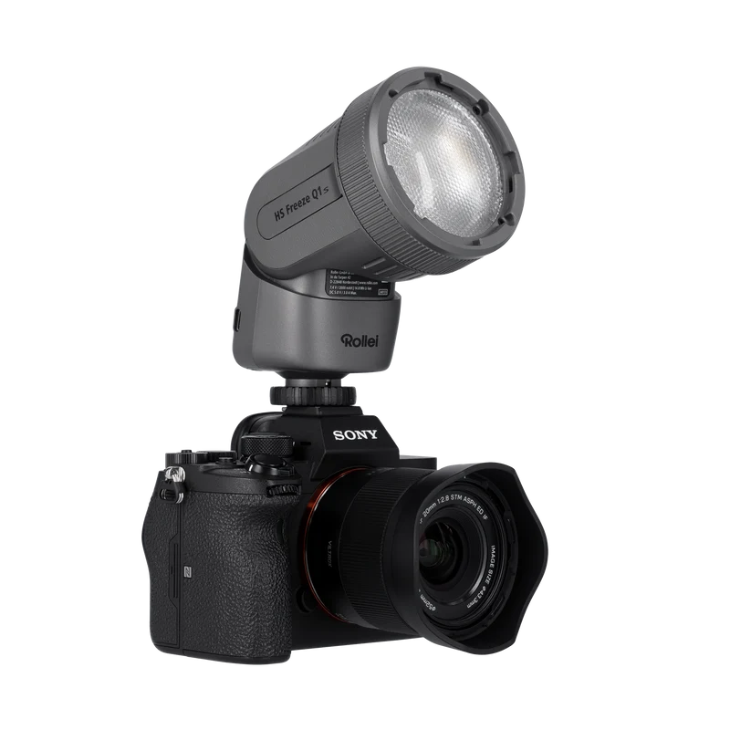 Aufsteckblitz I 2-in-1 LED-Blitz I HS Freeze Q1