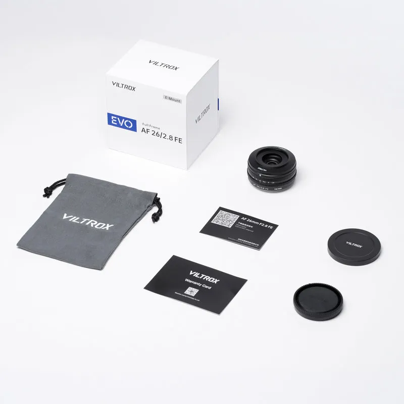 Viltrox Objektiv | AF 26mm | F/2.8 FE EVO | Sony E-Mount