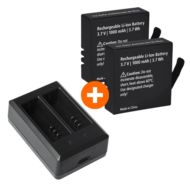 Bundle 2x Akku + 1x Batterie Ladegerät für 6s /8s /9s /10s /11s