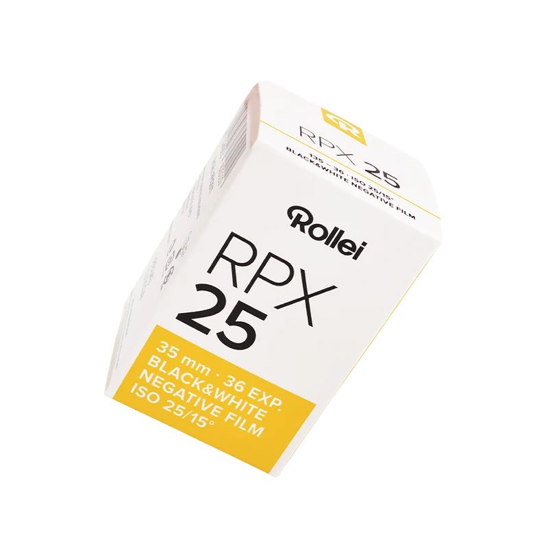 RPX Schwarzweiß-Negativfilm | 35 mm & Rollfilm | ISO 25 / 100 / 400