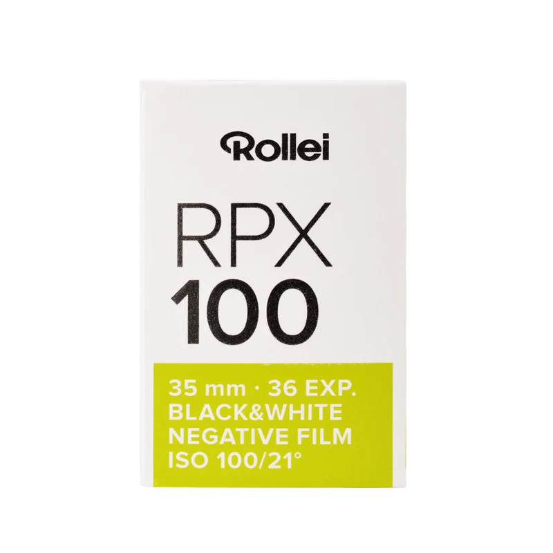 RPX Schwarzweiß-Negativfilm | 35 mm & Rollfilm | ISO 25 / 100 / 400
