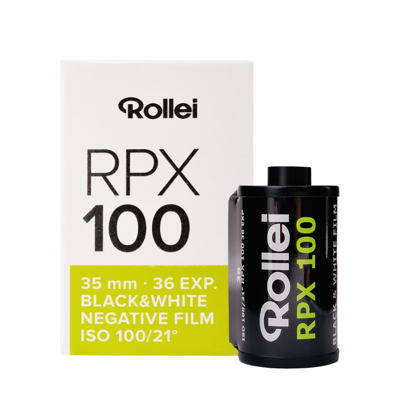 RPX Schwarzweiß-Negativfilm | 35 mm & Rollfilm | ISO 25 / 100 / 400