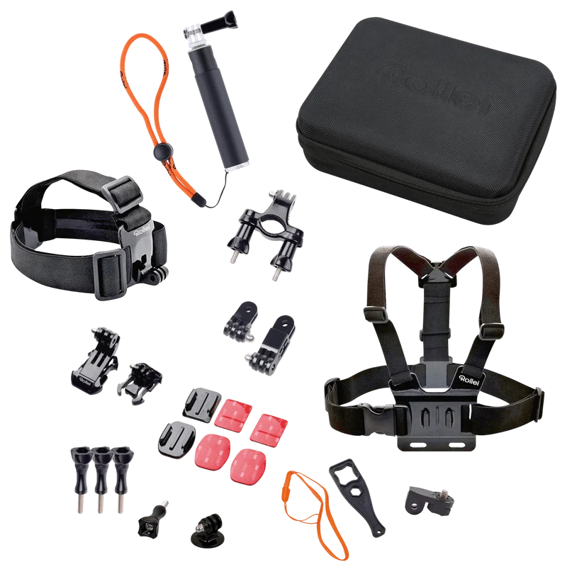 Actioncam Zubehör Set Outdoor für Actioncams und GoPro