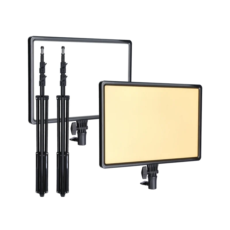 Bundle 2x LUMIS LED-Panel Bi-Color inkl. Lampenstative