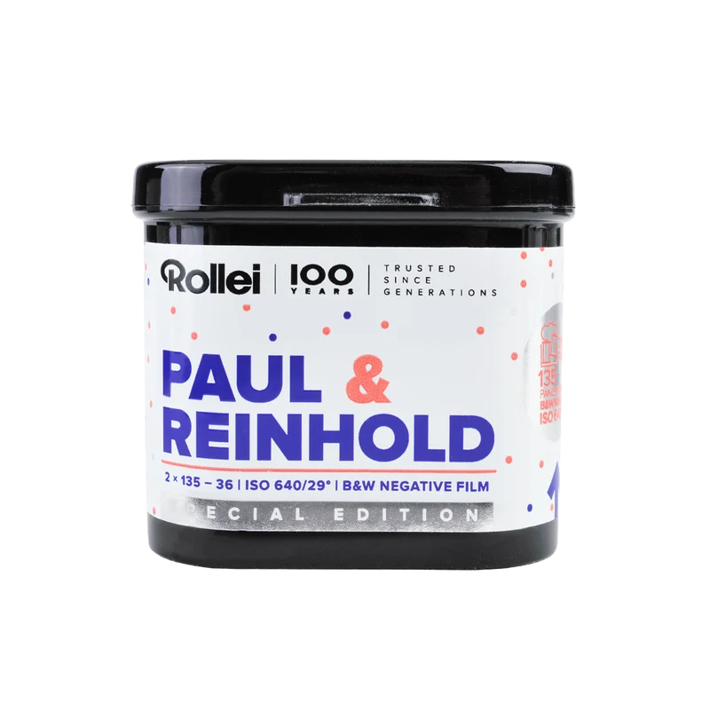 PAUL & REINHOLD Schwarzweiß-Negativfilm | 35 mm | 36 Aufnahmen | ISO 640 Doppelpack