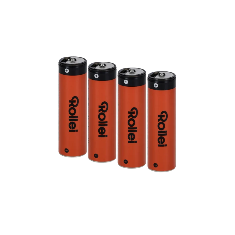 Wiederaufladbare Batterie-Akkus mit USB-C | 4er-Pack