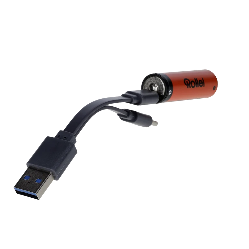 Wiederaufladbare Batterie-Akkus mit USB-C | 4er-Pack