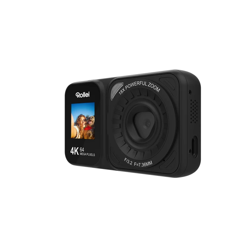 Compactline Dual Screen | 64 MP Digitalkamera mit 4K