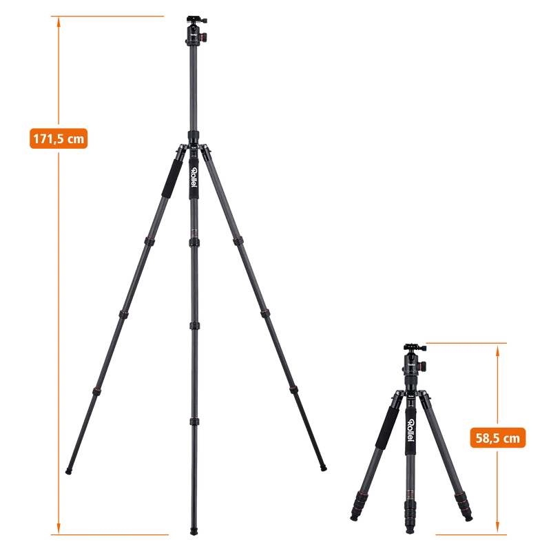 Fotografie Starter Bundle | C6i Carbon Stativ + Rollei Objektiv + ND-Filter