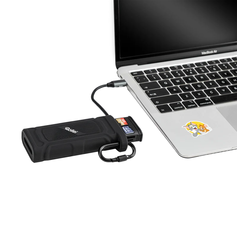2-in-1 Travel Kartenlesegerät | SD & microSD
