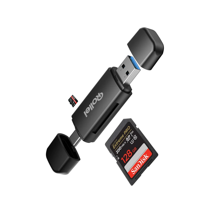 2-in-1 Kartenlesegerät | SD & microSD