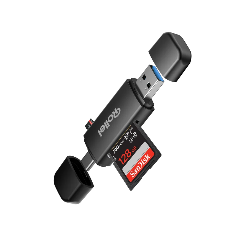 2-in-1 Kartenlesegerät | SD & microSD