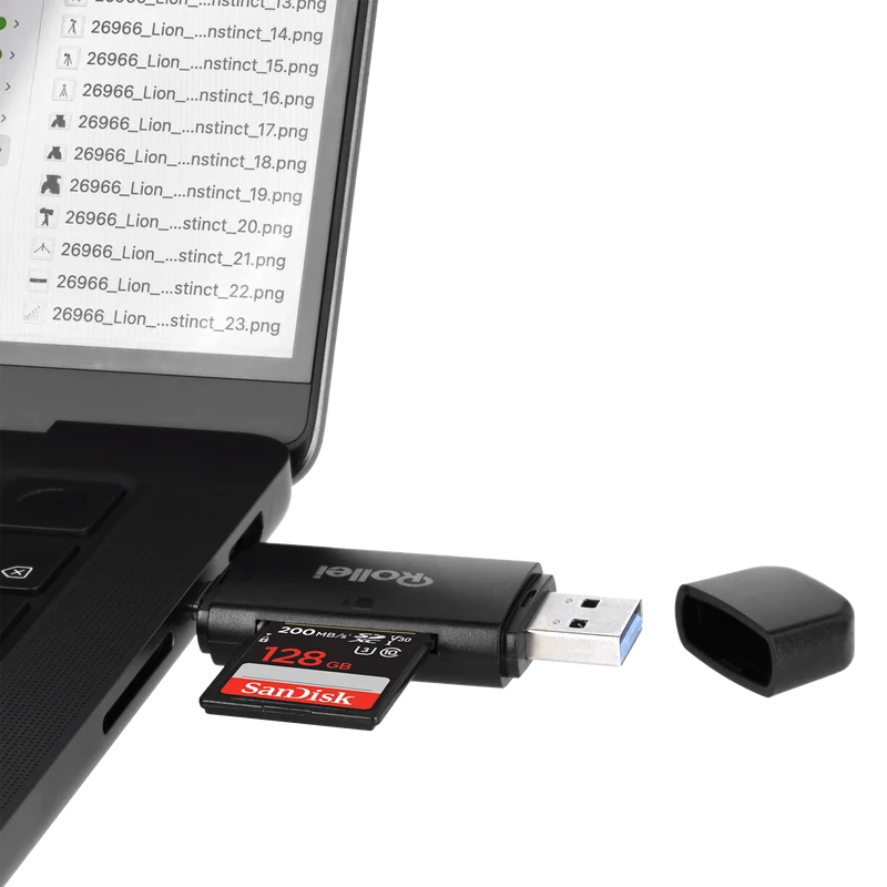 2-in-1 Kartenlesegerät | SD & microSD