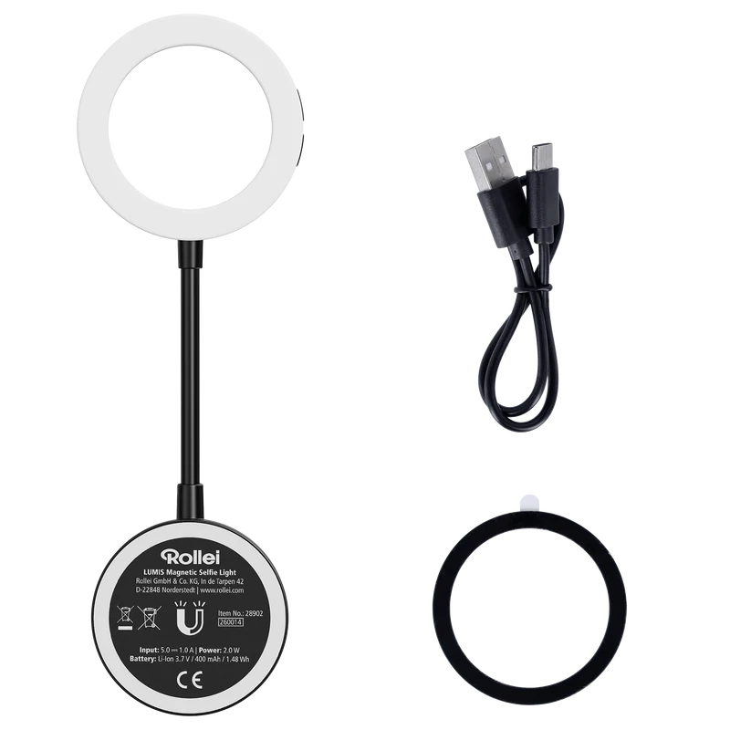 Bundle 2x LUMIS Magnetisches LED-Ringlicht