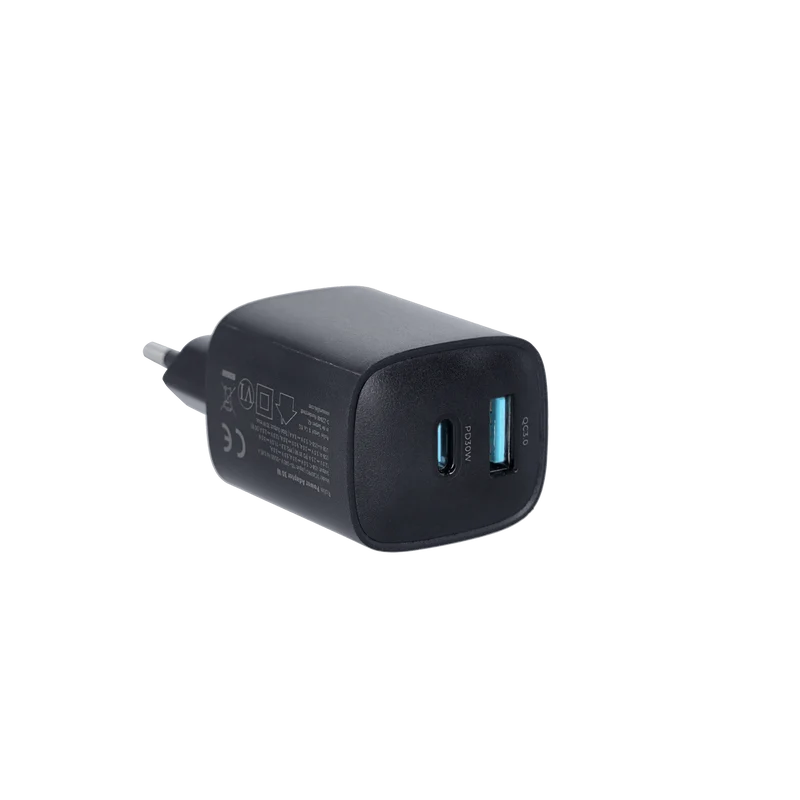 Schnellladegerät 30 W | GaN | USB-C- & USB-A-Anschluss