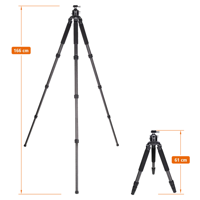 Rock Solid Alpha Mark III - Carbon Stativ
