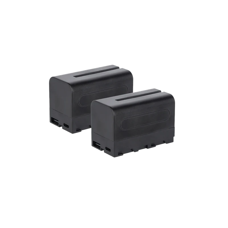 Bundle 2x NP-F Akku mit USB-C | versch. Kapazitäten
