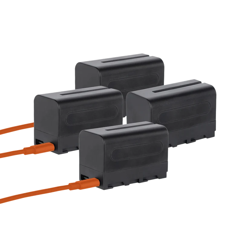 Bundle 4x NP-F Akku mit USB-C | versch. Kapazitäten