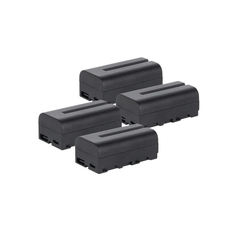 Bundle 4x NP-F Akku mit USB-C | versch. Kapazitäten