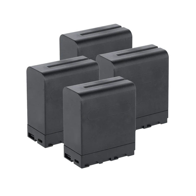 Bundle 4x NP-F Akku mit USB-C | versch. Kapazitäten