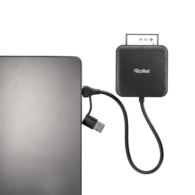 Bundle 4-in-1 Kartenlesegerät + Case | SD, CF, MS & microSD