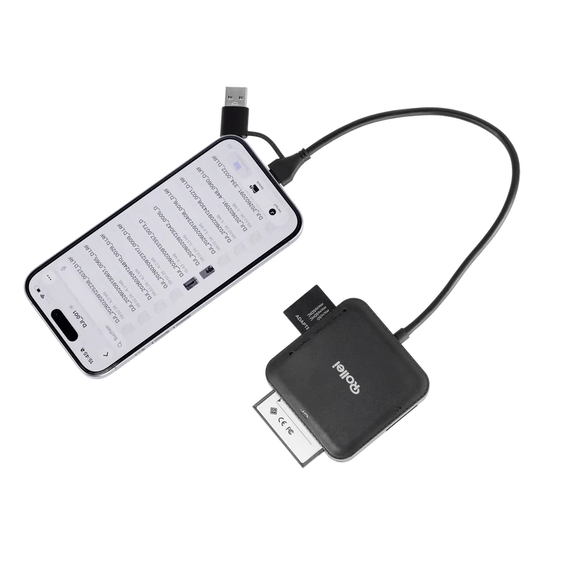 Bundle 4-in-1 Kartenlesegerät + Case | SD, CF, MS & microSD