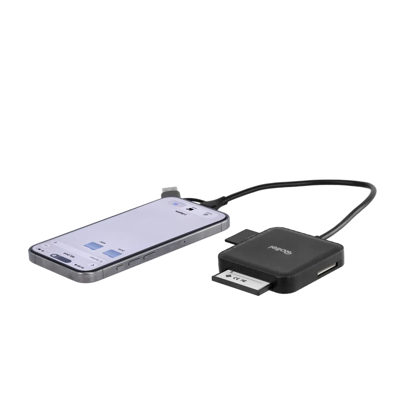 Bundle 4-in-1 Kartenlesegerät + Case | SD, CF, MS & microSD