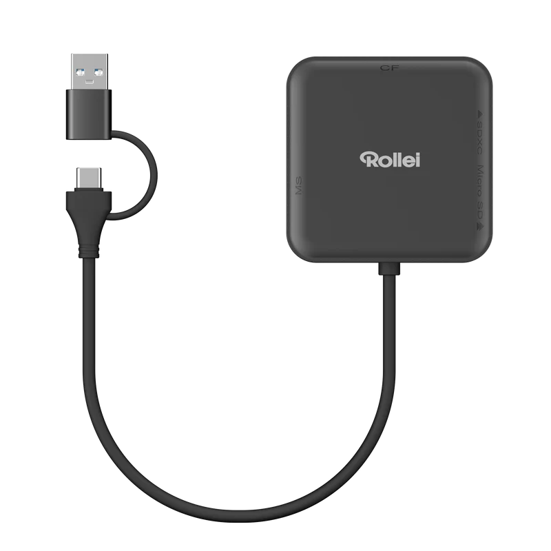 Bundle 4-in-1 Kartenlesegerät + Case | SD, CF, MS & microSD