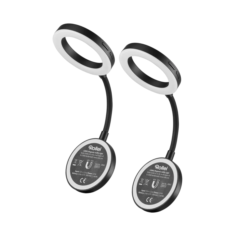 Bundle 2x LUMIS Magnetisches LED-Ringlicht