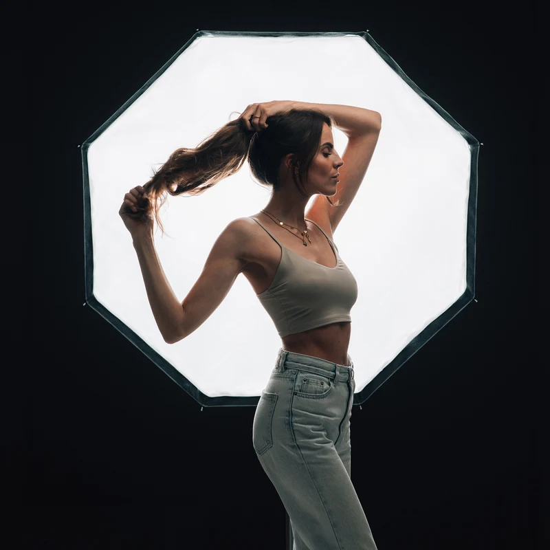 Softbox | Schnellverschluss, Aufklapp-System & Gitter | Rund