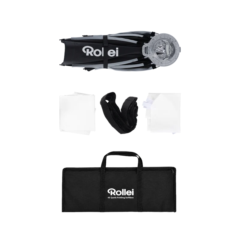 Softbox | Schnellverschluss, Aufklapp-System & Gitter | Rund