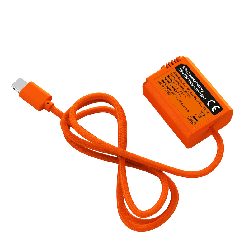 Dummy Kamera-Akku mit USB-C
