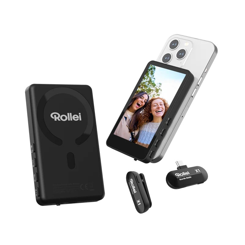 Bundle Easy Creator | Selfie Monitor & Hear:Me Mobile X1 Mikrofon