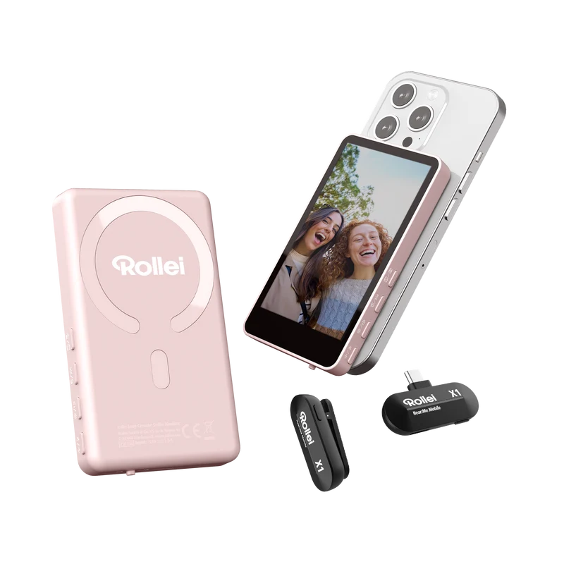 Bundle Easy Creator | Selfie Monitor & Hear:Me Mobile X1 Mikrofon