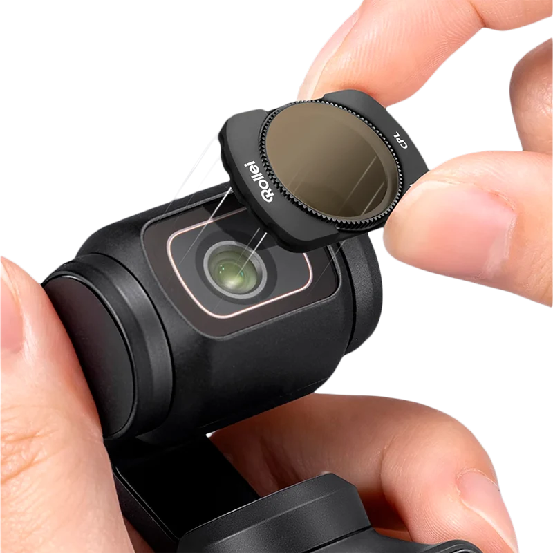 DJI Osmo Pocket 3 & 4 Filter-Set | VND2–32, CPL, Black Mist 1/4