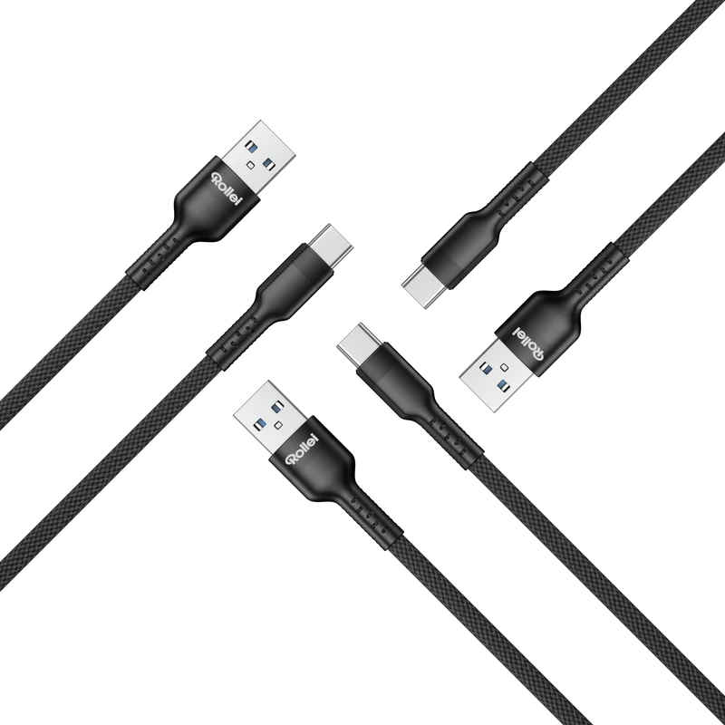 Bundle 3x USB-A / USB-C Kabel | 10 Gbps | 1,2 m