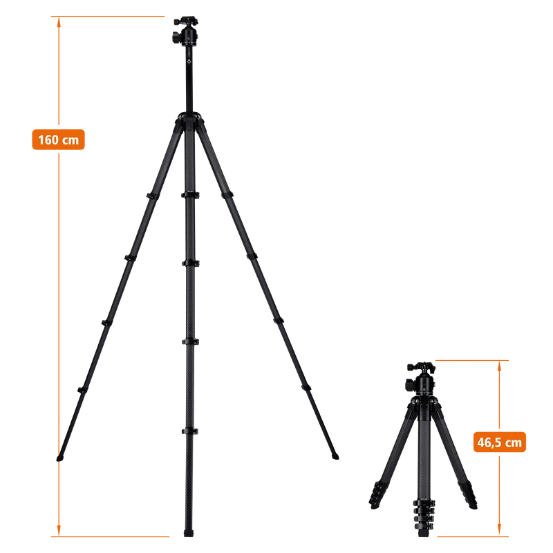 Lion Rock Traveler Pro inkl. Stativkopf | All Black