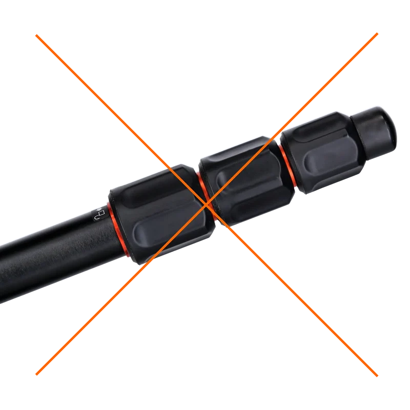 Stativbein-Plättchen Set Compact Traveler No 1 Alu / Carbon