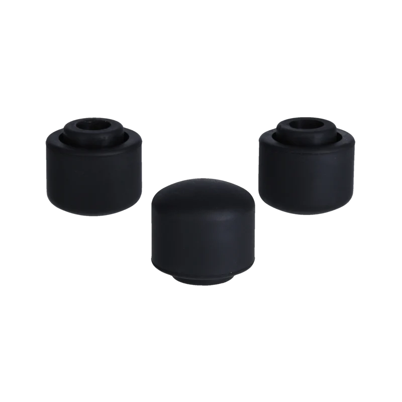3er Set Gummifüße C5i Aluminium
