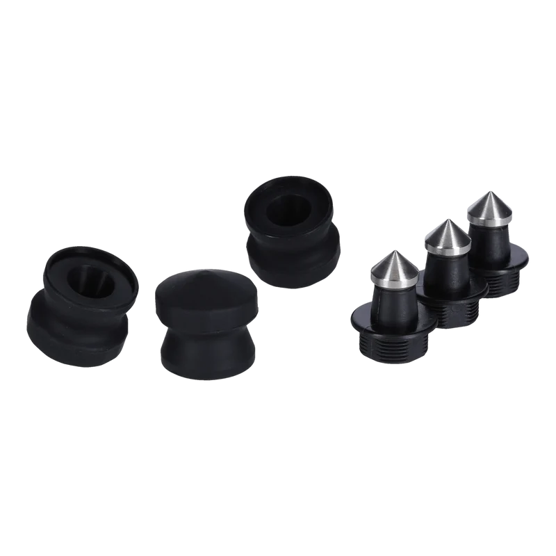 3er Set Gummifüße + Spikes C6i Carbon